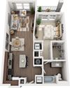 Oliver Floor Plan Oliver Floor Plan at Linden on the GreeneWay, Orlando, Florida